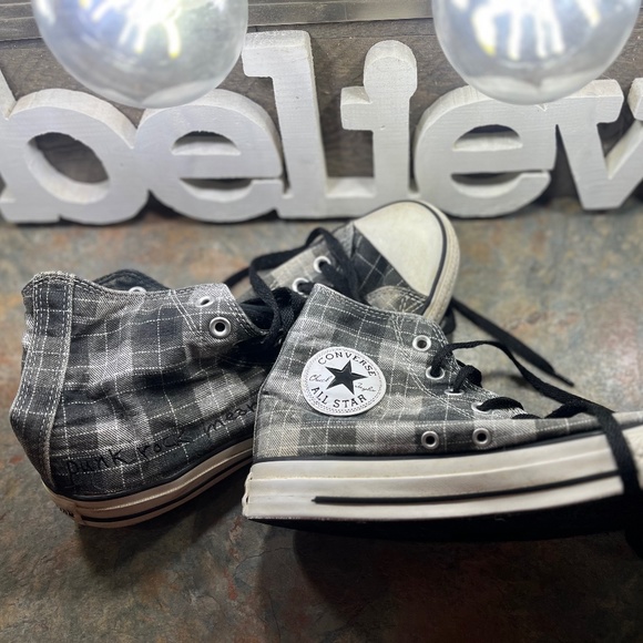 VINTAGE Converse All Star Chuck Taylor shoes unisex Women size 9.5 Men size 7.5 - Picture 2 of 13